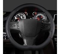 Compatible avec Peugeot pour 508 2010 2011 2012 2013 2014 2015 2016 Forme D PU 38 cm Housse de volant de voiture Accessoires automobiles intérieur Couvre Volant Voiture