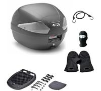 Compatible avec Peugeot Tweet 125 Top Case B29NT2 GIVI B29 Tech 29LITRES Top Case pour Moto Scooter Comprenant Plaque ET KIT Universel avec Porte-Bagages ARRIÈRE