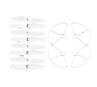 Compatible avec Phantom 4 Pro 4P 4A Advanced Drone, 4 pièces, Garde d'hélice, Accessoire à dégagement Rapide, Couvercle de Protection de Pare-Chocs, pièce de Rechange(White Set)