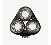 Compatible Avec Philips S5000 S5370 S5571 S5420 S5140 S5078 S5077 S5050 S5082 S5380 S5400 Lames De Rasoir Remplacement Des Têtes De Rasoir Lavables(Black)