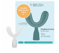 Compatible avec Philips® Sonicare® - Y-Brush - Tête de Brosse à Dents en Y - Flexible - À Renouveler Tous Les 6 Mois - Adulte