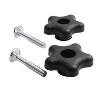Compatible avec poignée Toro et boulon à vis 106-4161 92-2260 pour modèles 38360 38361 38365 38272 38282 38182 38183 38172 38173 noir 2 pièces