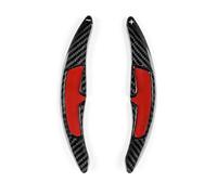 Compatible Avec Porsche Pour Boxster Pour Cayman 718 2017 2018 2019 Extension De Palette De Changement De Vitesse En Fibre De Carbone(Red Carbon)