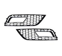 Compatible Avec Pour A4 B8.5 2013 2014 2015 2016 Composant Automobile Avant Pare-chocs Lampe Anti-Brouillard Cache Cadre Couvercle Lunette Grille pare-chocs avant(1 pair chrome black)