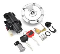Compatible Avec Pour CBR900RR Pour CBR954 2002 2003 Interrupteur D'allumage Bouchon Gaz Carburant Clé Verrouillage OEM : 55V-82501-00 3LY-82501-00 Verrou Contact Moto