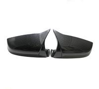 Compatible Avec Pour E60 E63 E64 E61 Pour LCI 2008 2009 2010 Capuchons De Klaxon Noir Côté Pour Couvercle De Capuchon De Rétroviseur Couvercles De Miroir Remplacement Coque rétroviseur(Black Carbon)