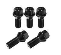 Compatible Avec Pour F32 F33 F36 F82 F83 5 Pièces M14 X 1.25 Boulon De Verrouillage De Roue Noir Écrou Boulons De Pneu De Voiture En Acier OEM:36136781151 Boulons de Roue