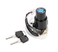 Compatible Avec Pour KLR650 1987 1988 1989 1990 1991 1992-2007 Serrure De Commutateur D'allumage De Moto Avec Jeu De Clés Serrure De Porte Électrique 6 Fils clé de contact de moto