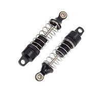 Compatible avec pour Losi pour Mini T 2WD 1/18 RC Camion Voiture Pièces Détachées Et Accessoires 2 Pièces Métal pour Amortisseurs À Ressort Amortisseurs RC(Black)