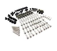 Compatible Avec Pour Ninja Pour ZX1000 ZX250 ZX300 ZX400 ZX500R ZX600R ZX650 195 Pièces Vis De Carénage De Moto Boulons Corps écrous moto