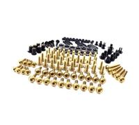 Compatible Avec Pour Ninja Pour ZX1000 ZX250 ZX300 ZX400 ZX500R ZX600R ZX650 195 Pièces Vis De Carénage De Moto Boulons Corps écrous moto