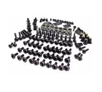 Compatible Avec Pour Ninja Pour ZX1000 ZX250 ZX300 ZX400 ZX500R ZX600R ZX650 195 Pièces Vis De Carénage De Moto Boulons Corps écrous moto