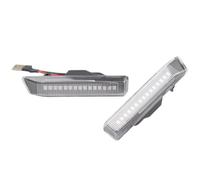 Compatible avec pour X5 pour E53 1999 2000 2001 2002 2003 2004 2005 2006 Feux De Position Latéraux Clignotants Répéteur Lampe OEM:LH 63132492179 troviseur indicateur(White)