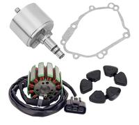 Compatible Avec Pour Yzf-R1 2004-2008 Pour Fz8 Pour Fz8n Pour Fz8s 2011-2013 Stator Bobine Volant Rotor Magnéto Stator Joint Caoutchouc 5VY154510000 Stator d'allumage Bobine(1Set)