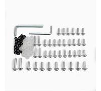 Compatible Avec Pour YZFR6 2003 2004 2005 2006 2007 Pour YZFR6S 2006 2007 2008 89 Pièces Boulons De Carénage De Moto Clips Vis Rondelle Fixation Écrous et boulons