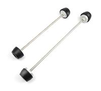 Compatible Avec Pour Zx-10r 2011-2025 Pour Zh2 2020 2021 2022 Curseurs De Fourche D'essieu De Roue Avant Et Arrière De Moto Protège-cadre De Moto
