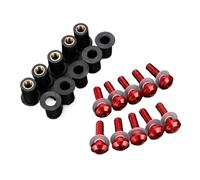 Compatible Avec Pour ZX10R 2004-2023 Pour ZX10R 2008-2023 Pour ZX10R 2014-2023 10 Pièces M5 Pare-brise Pare-brise Boulons Vis Écrou Fixation Pièces