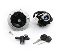 Compatible Avec Pour ZX636 Pour ZX6R Pour Z1000SX 2011 2012 2013 2014 2015 2016 Interrupteur D'allumage Moto Jeu Clés Bouchon Gaz