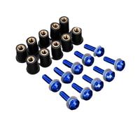 Compatible Avec Pour ZX6R Pour ZX-6R Pour ZX7R 10 Pièces M5 Boulons De Pare-brise Moto Rondelle Écrou Vis Combinaison Pièces