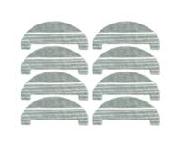 Compatible avec Proscenic M8 Pro/Ultenic D7 Robot aspirateur pièce de rechange brosse latérale principale filtre Hepa vadrouille chiffon sac à poussière(8 Mop)