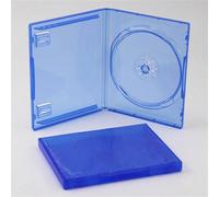 Compatible avec PS4 Pro, boîtier de remplacement OEM bleu pour lecteurs de CD slim, boîte de rangement, version améliorée Taille UniquePolychlorures de vinyle