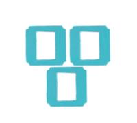 Compatible Avec Purerobo, Robot De Nettoyage De Vitres, Serpillière En Tissu Haut De Gamme, Lingettes De Nettoyage Carrées, Accessoire Compatible Avec Les Modèles W-S3 W-S8S W-S3S(Blue 3Pcs)