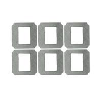 Compatible Avec Purerobo, Robot De Nettoyage De Vitres, Serpillière En Tissu Haut De Gamme, Lingettes De Nettoyage Carrées, Accessoire Compatible Avec Les Modèles W-S3 W-S8S W-S3S(Gray 6Pcs)