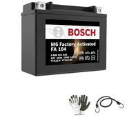 Compatible avec Quadro Qooder 4 400 2019 AU 2020 Bosch YTX12-BS FA104 YUASA:Batterie YTX12-4 CHARGÉE ET DÉJÀ PRÊTE À l'emploi - Assemblage DIY 10A 12V 150X87X130MM