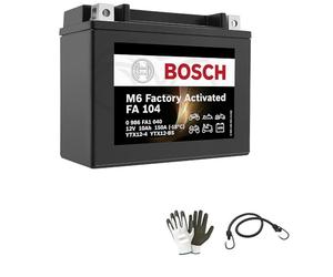 Compatible avec Quadro Qooder 4 400 2019 AU 2020 Bosch YTX12-BS FA104 YUASA:Batterie YTX12-4 CHARGÉE ET DÉJÀ PRÊTE À l'emploi - Assemblage DIY 10A 12V 150X87X130MM