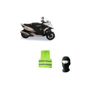 Compatible avec Quadro QV3 / QV4 Couvre-Jambes R094-X TERMOSCUDO Tucano Urbano Couverture Thermique IMPERMÉABLE Interne en Fourrure ECO SPÉCIFIQUE pour Scooter