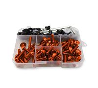 Compatible Avec R1 R6 R3 FZ1 FZ6 FZ8 Pour MT03 MT07 MT09 MT10 XJ6 TMAX VMAX XMAX R125 MT-25 195 Pièces Kit De Boulons De Carénage De Moto Vis Écrou Écrous et boulons