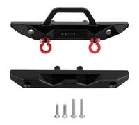 Compatible avec Redcat 1/18 RC Mise À Niveau De Voiture À Chenilles Modification Pièces Détachées Et Accessoires Pare-Chocs Avant Et Arrière en Métal RC Pare-Chocs