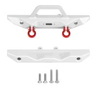Compatible avec Redcat 1/18 RC Mise À Niveau De Voiture À Chenilles Modification Pièces Détachées Et Accessoires Pare-Chocs Avant Et Arrière en Métal RC Pare-Chocs