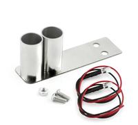 Compatible avec Redcat pour HPI pour Tamiya pour TT01 pour Sakura 1/10 RC pour Voiture De Course À Dérive Tuyau D'échappement en Métal Gorge Queue Lumière D'Amortisseur Rc