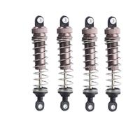 Compatible avec Remo pour Hobby pour Smax 1621 1625 1631 1635 1651 1655 1/16 Pièces De Mise À Niveau De Voiture RC 4 Pièces Amortisseur en Métal A6955 Pièces Mise RC