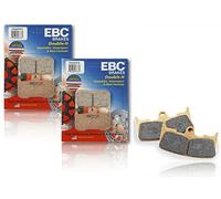 compatible avec/remplacement pour 1050 SPEED TRIPLE / 1050 TIGER- PLAQUETTES DE FREIN AVANT EBC / FA347HH X2