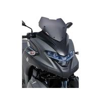compatible avec/remplacement pour 300 TRICITY -20/24 - BULLE SAUTE VENT PARE BRISE ERMAX SPORT NOIR SATIN -0302Y94 PRO