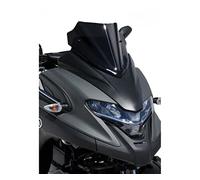 compatible avec/remplacement pour 300 TRICITY -20/24- SAUTE VENT PARE BRISE BULLE ERMAX SUPERSPORT NOIR FONCE -SS02Y94