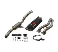 compatible avec/remplacement pour 660 RS/TUONO 660-21/24 - LIGNE SILENCIEUX CARBONE 2/1 AKRAPOVIC / 1810-2882