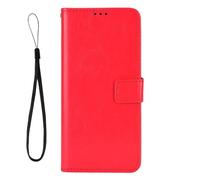 Compatible avec/Remplacement pour Aiwa Pbone-B-2 JA3-SMP0602 Étui portefeuille en cuir PU Flip Cover BYTXFM (Rouge)