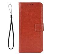 Compatible avec/Remplacement pour Blackview BV7200 PU Cuir Portefeuille Flip Cover BYTXFM (Brun)