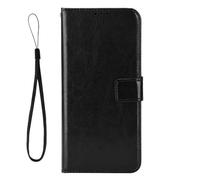 Compatible avec/Remplacement pour Blackview BV7200 PU Cuir Portefeuille Flip Cover BYTXFM (Noir)
