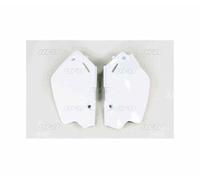 compatible avec/remplacement pour CR 80 R- 96/02 - PAIRE PLAQUES LATERALES UFO BLANC- HO03626-041