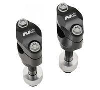 Compatible avec/Remplacement pour CRF 250-450-PAIRE DE PONTETS GUIDON 28.6 mm NEKEN- 0603-0605