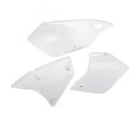 compatible avec/remplacement pour DRZ 400 E-00/17-KIT PLAQUES LATERALES UFO BLANC- SU03979-041