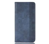 Compatible avec/Remplacement pour Fujitsu Arrows We2 Plus/F-51E Étui portefeuille en cuir PU Flip Cover BYTXFG (Bleu)