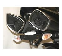 compatible avec/remplacement pour GSX 1340 B-KING - 07/13 - SUPPORT DE PLAQUE R&G Racing-LP0060BK