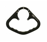 Compatible avec/Remplacement pour HAYABUSA / 600-750 GSXR / 600 BANDIT / 650 SV- POIGNEE PASSAGER DE RESERVOIR -A-SIDER NOIRE 7 TROUS - SF02-BE