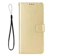Compatible avec/Remplacement pour Huawei Nova Y61-2 JA3-SMP0602 PU Cuir Portefeuille Flip Cover BYTXFM (Or)