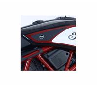compatible avec/remplacement pour INDIAN FTR 1200 / S - 19/24 - KIT PROTECTIONS GRIP RESERVOIR R&G RACING / EZRG1600BL